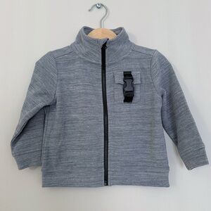 Gray Kids' Jacket with Pocket Toddler Boy Jacket Size 3T